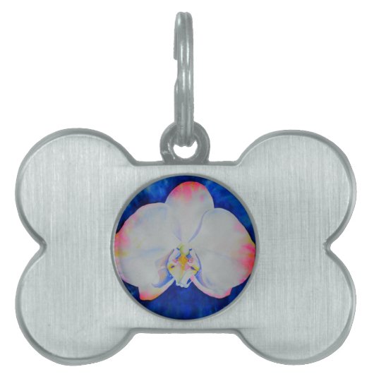 Elegantes Rosa Rosa Rosa Orchid Blume Tiermarke (Vorderseite)