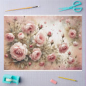 Elegantes rosa Rose Dekoupage Tissue Paper Seidenpapier (Basteln)