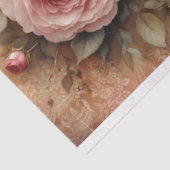 Elegantes rosa Rose Dekoupage Tissue Paper Seidenpapier (Ausschnitt)