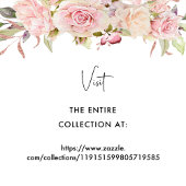 Elegantes Rosa Rose Gold Brautparty Geschenkanhänger