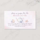 Elegantes rosa Roses Brautparty gemeinsam mit eine Begleitkarte (Vorderseite)