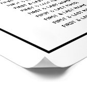 Elegantes rosa Roses Hochzeitstabelle Poster (Ecke)