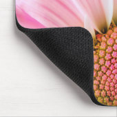 Elegantes rosa schickes Gänseblümchen Mousepad (Ecke)