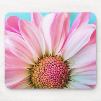 Elegantes rosa schickes Gänseblümchen Mousepad