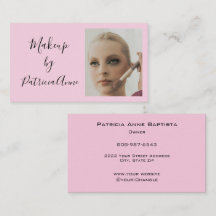 Elegantes Rosa-Schriftfoto-Make-up