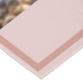Elegantes Rosa Seashell Custom Tischdecke (Schrägansicht)