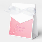 Elegantes Rosa Sparkle Design für Hochzeiten und E Geschenkschachtel (Vorderseite)