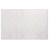 Elegantes rosa Sun Moon Doodle Mandala Weißes Desi Stoff (Fat Quarter (45,7 x 55,9 cm))