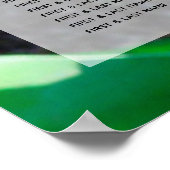 Elegantes rosa Tulips Hochzeitssattel Poster (Ecke)