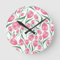 Elegantes rosa Tulpenmuster floral