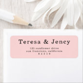 Elegantes Rosa-Typografie-Design (Insitu)
