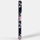Elegantes Rosa und Blau-Orchideen Case-Mate iPhone Hülle (Rückseite / Rechts)