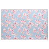 Elegantes rosa und blaues, florales Muster Stoff (Yard (91,4 cm))