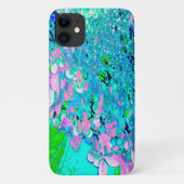 Elegantes rosa und blaues Limelight Hydrangea Case-Mate iPhone Hülle (Rückseite)
