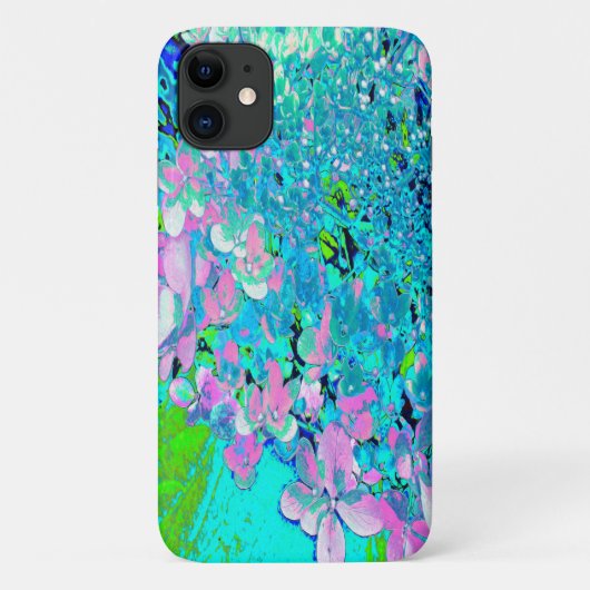 Elegantes rosa und blaues Limelight Hydrangea Case-Mate iPhone Hülle (Rückseite)