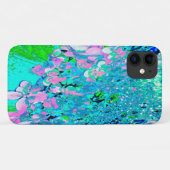 Elegantes rosa und blaues Limelight Hydrangea Case-Mate iPhone Hülle (Rückseite (Horizontal))