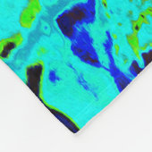 Elegantes rosa und blaues Limelight Hydrangea Fleecedecke (Ecke)