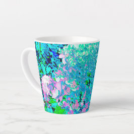 Elegantes rosa und blaues Limelight Hydrangea Milchtasse