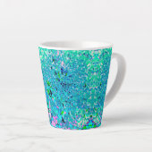 Elegantes rosa und blaues Limelight Hydrangea Milchtasse (Rechte Ecke)