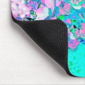 Elegantes rosa und blaues Limelight Hydrangea Mousepad (Ecke)