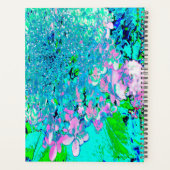 Elegantes rosa und blaues Limelight Hydrangea Planer (Rückseite)