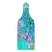 Elegantes rosa und blaues Limelight Hydrangea Schneidebrett (Vorderseite)