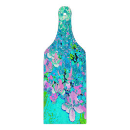 Elegantes rosa und blaues Limelight Hydrangea Schneidebrett