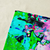 Elegantes rosa und blaues Limelight Hydrangea Strandtuch (Beispiel)