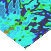 Elegantes rosa und blaues Limelight Hydrangea Tischdecke (Schrägansicht)