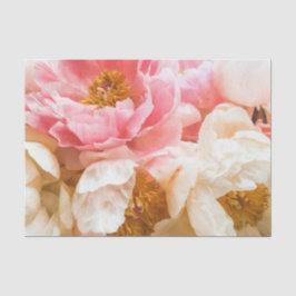 Elegantes rosa und cremefarbenes Teppichpapier Seidenpapier