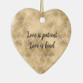 Elegantes rosa und goldenes, florales Spitzen Keramik Ornament (Rechts)