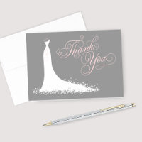 Elegantes rosa und graues Hochzeitgown-Brautparty