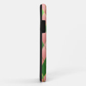 Elegantes Rosa und Grün Argyle Monogramm Muster Case-Mate iPhone Hülle (Hinten/Rechts)