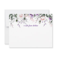 Elegantes Rosa und Lila Wasserfarben |