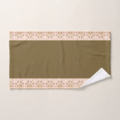 Elegantes Rosa und Olivenöl Badhandtuch Set (Handtuch)