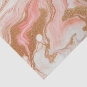 Elegantes Rosa und Rose Goldmedaille Seidenpapier (Detail)