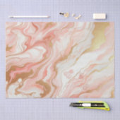 Elegantes Rosa und Rose Goldmedaille Seidenpapier (Handwerk)