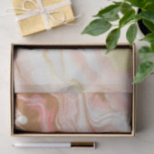 Elegantes Rosa und Rose Goldmedaille Seidenpapier (Geschenk)