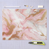 Elegantes Rosa und Rose Goldmedaille Seidenpapier (Handwerk)