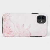 Elegantes Rosa Vintag Case-Mate iPhone Hülle (Rückseite (Horizontal))