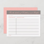 Elegantes rosa warmes graues Brautparty Rezept (Vorne/Hinten)