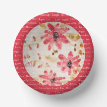 Elegantes rosa Wasserfarben