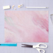 Elegantes rosa Watercolor Agate Muster Gewebepapie Seidenpapier (Handwerk)