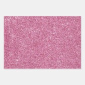 Elegantes rosa Weihnachten Modernes Muster Geschenkpapier Set (Vorderseite 2)