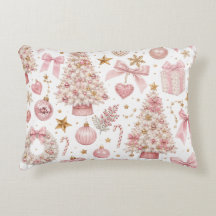 Elegantes rosa Weihnachtsmuster