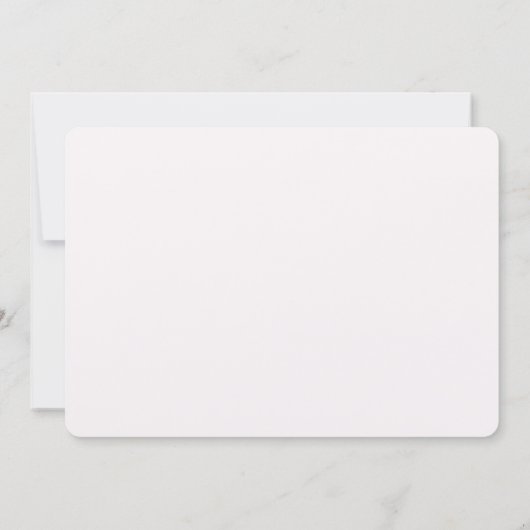 Elegantes Rosa Weiße Blüte Save the Date (Rückseite)