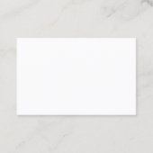 Elegantes, rosa weißes, modernes, einfaches Templa Visitenkarte (Rückseite)
