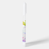 Elegantes, rosa, weißes Peelinggeflecht Case-Mate iPhone Hülle (Rückseite / Rechts)