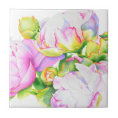 Elegantes, rosa, weißes Peelinggeflecht Fliese (Vorderseite)