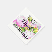 Elegantes, rosa, weißes Peelinggeflecht Serviette (Ecke)